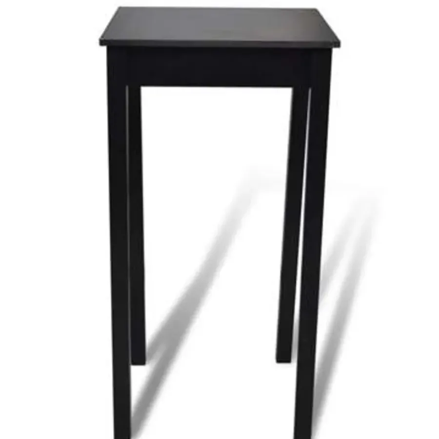 Bartafels-vidaXL Bartafel 55x55x107 cm MDF zwart