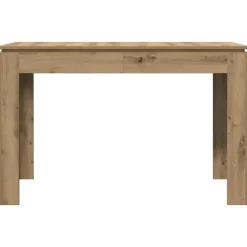 Rechthoekige Eettafels-vidaXL Eettafel - Rechthoekige tafel - Artisanaal eiken - Hout - 120x60x76 cm