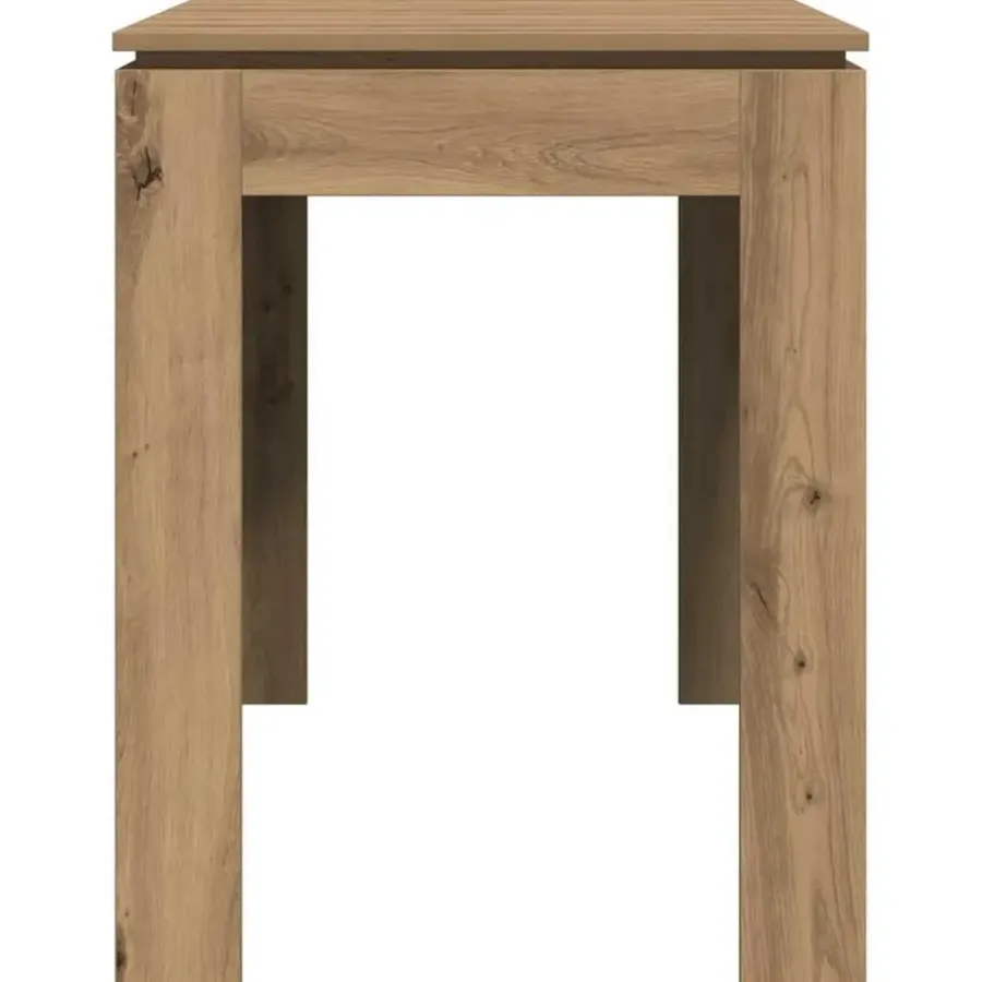 Rechthoekige Eettafels-vidaXL Eettafel - Rechthoekige tafel - Artisanaal eiken - Hout - 120x60x76 cm