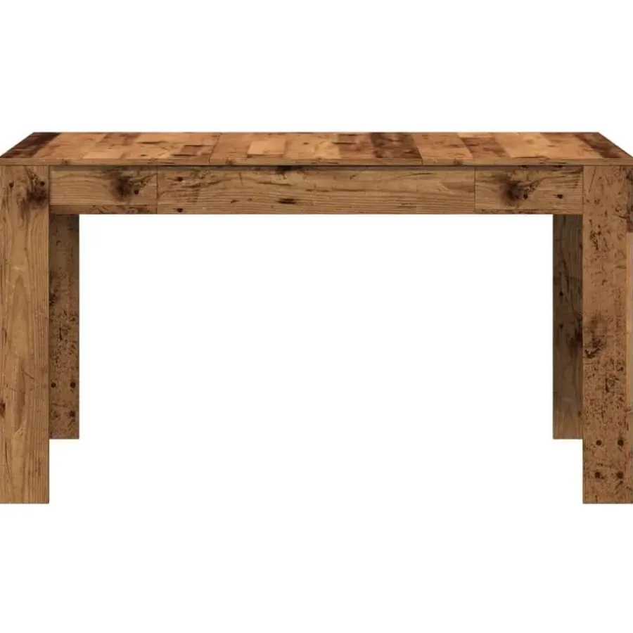 Rechthoekige Eettafels-vidaXL Eettafel - Rechthoekige tafel - Oud hout - Bewerkt hout - 140x74.5x76 cm