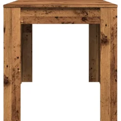 Rechthoekige Eettafels-vidaXL Eettafel - Rechthoekige tafel - Oud hout - Bewerkt hout - 140x74.5x76 cm