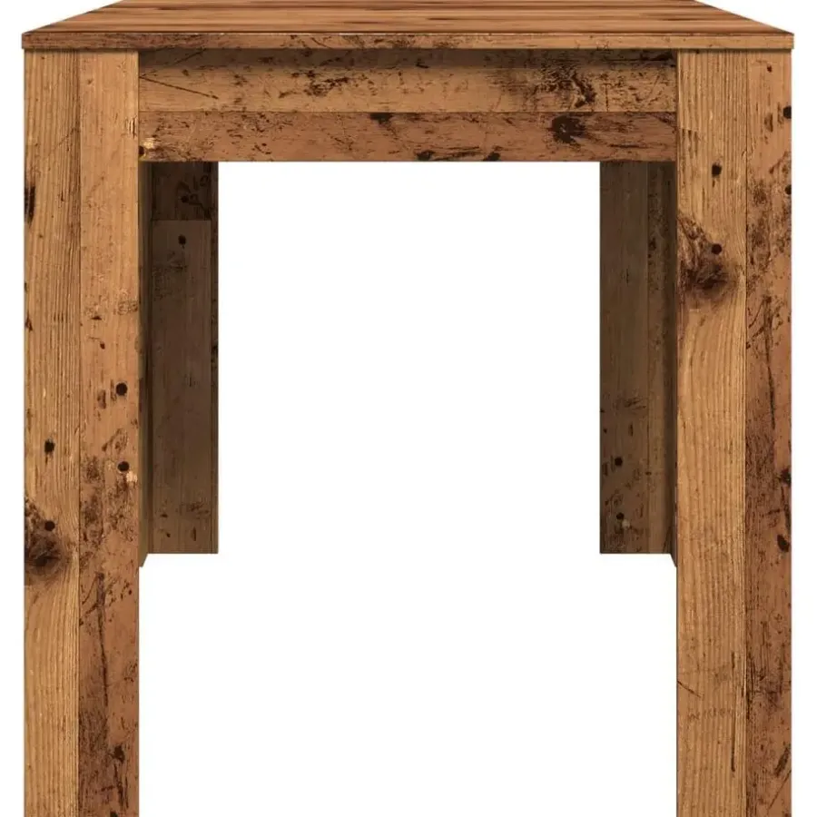 Rechthoekige Eettafels-vidaXL Eettafel - Rechthoekige tafel - Oud hout - Bewerkt hout - 140x74.5x76 cm