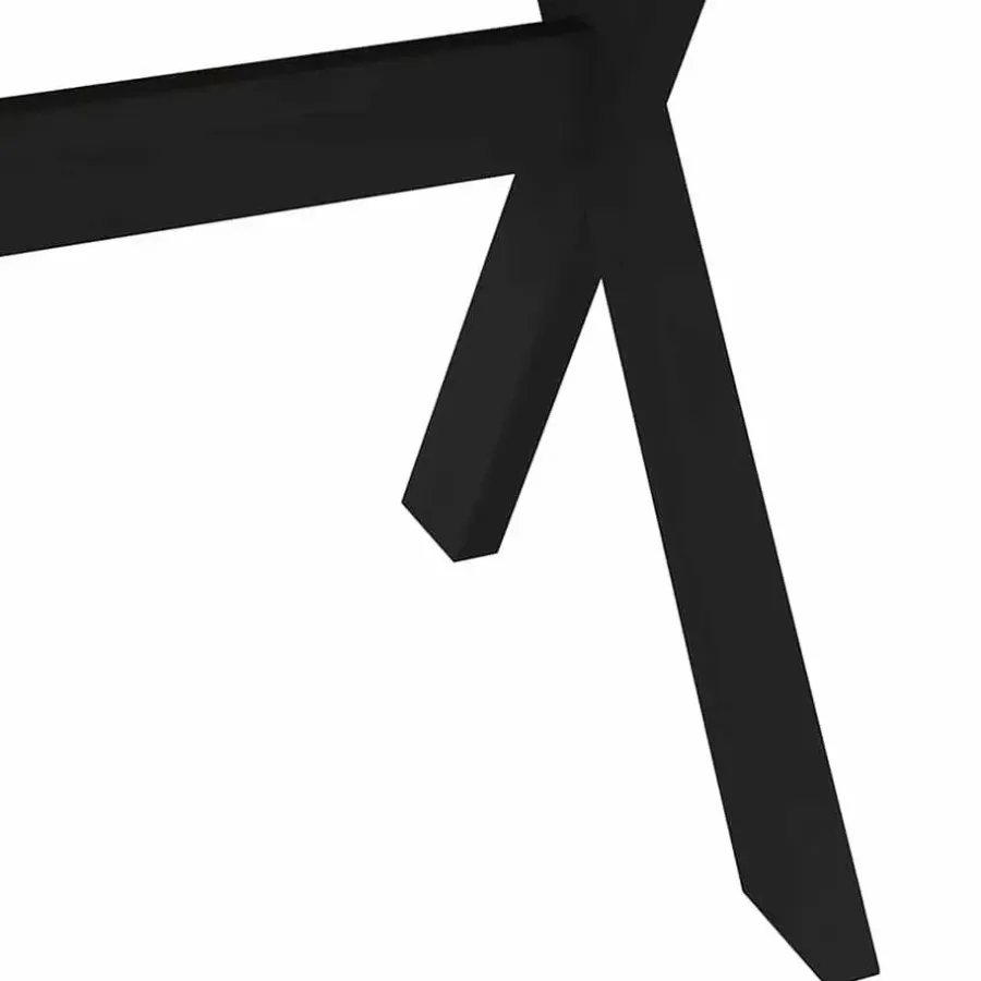 Rechthoekige Eettafels-vidaXL Eettafel NOAIN met X-poten - Naturel - Massief grenenhout - 160x90 cm