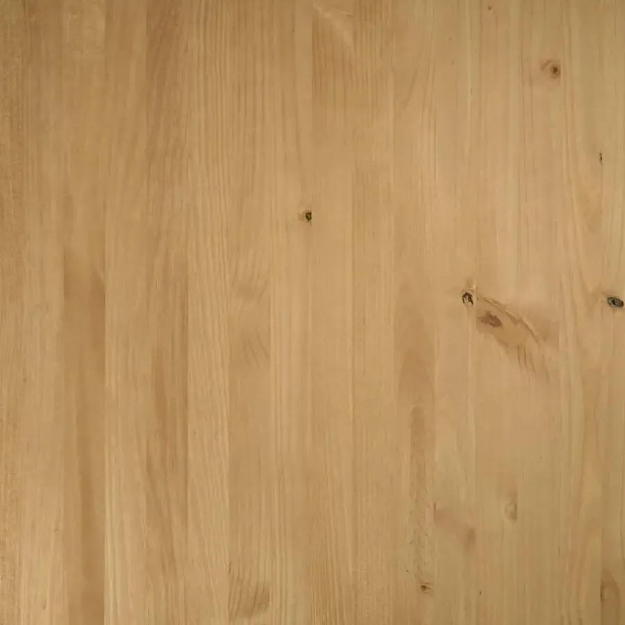 Rechthoekige Eettafels-vidaXL Eettafel NOAIN met U-poten - Naturel - Massief grenenhout - 160x90 cm