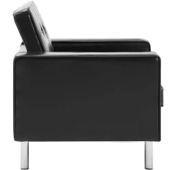 Fauteuils-vidaXL Fauteuils kunstleer zwart