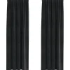 vidaXL Gordijne - Verduisterend - Zwart - 140x225 cm - Fluweel - 2 Stuks