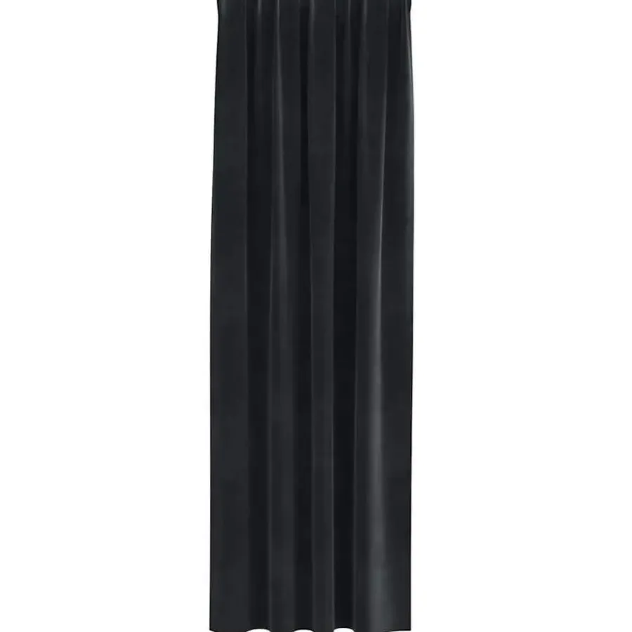 vidaXL Gordijne - Verduisterend - Zwart - 140x225 cm - Fluweel - 2 Stuks