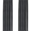 Gordijnen|Kant &Amp; Klaar Gordijnen-vidaXL Gordijnen - Verduisterend - Lichtgrijs - 140x245 cm - Fluweel - 2 Stuks