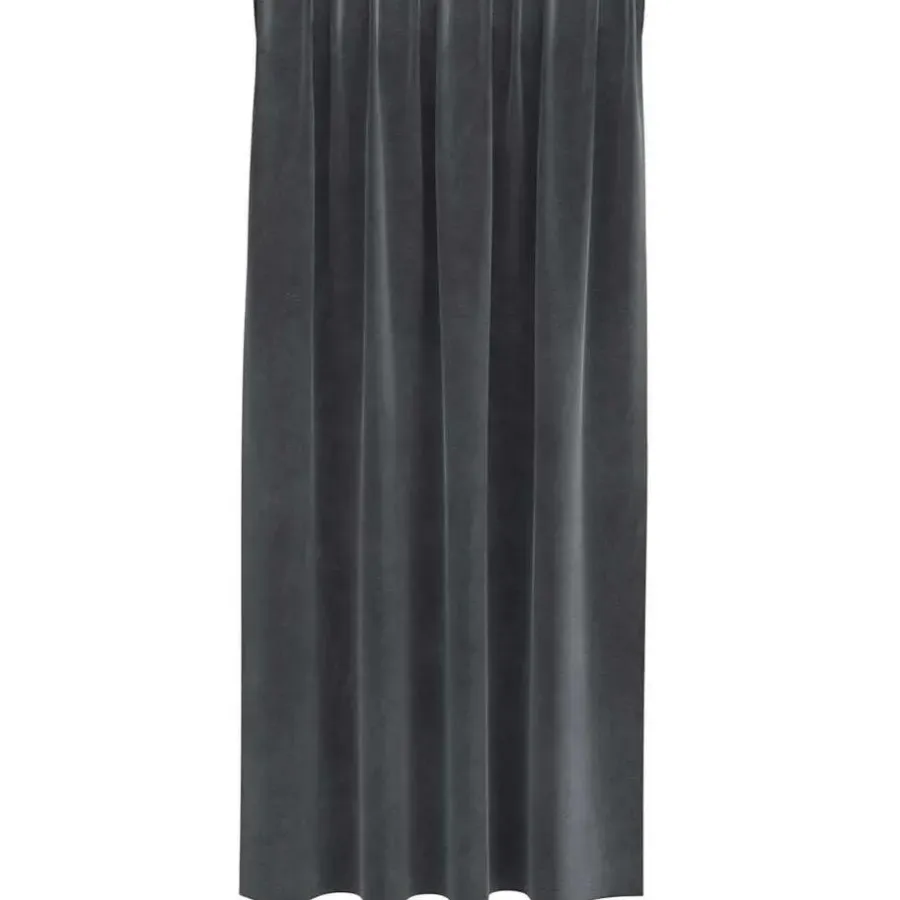 vidaXL Gordijnen - Verduisterend - Lichtgrijs - 140x175 cm - Fluweel - 2 Stuks