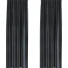 Gordijnen|Kant &Amp; Klaar Gordijnen-vidaXL Gordijnen - Verduisterend - Donkergrijs - 140x225 cm - Fluweel - 2 Stuks