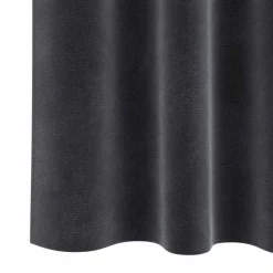 Gordijnen|Kant &Amp; Klaar Gordijnen-vidaXL Gordijnen - Verduisterend - Donkergrijs - 140x225 cm - Fluweel - 2 Stuks
