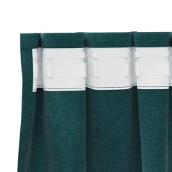Gordijnen|Kant &Amp; Klaar Gordijnen-vidaXL Gordijnen - Verduisterend - 140x245 cm - Donkergroen - Fluweel - 2 Stuks