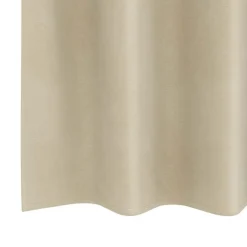 vidaXL Gordijnen met lussen - Verduisterend - Crème Fluweel - 140x245 cm - 2 St.