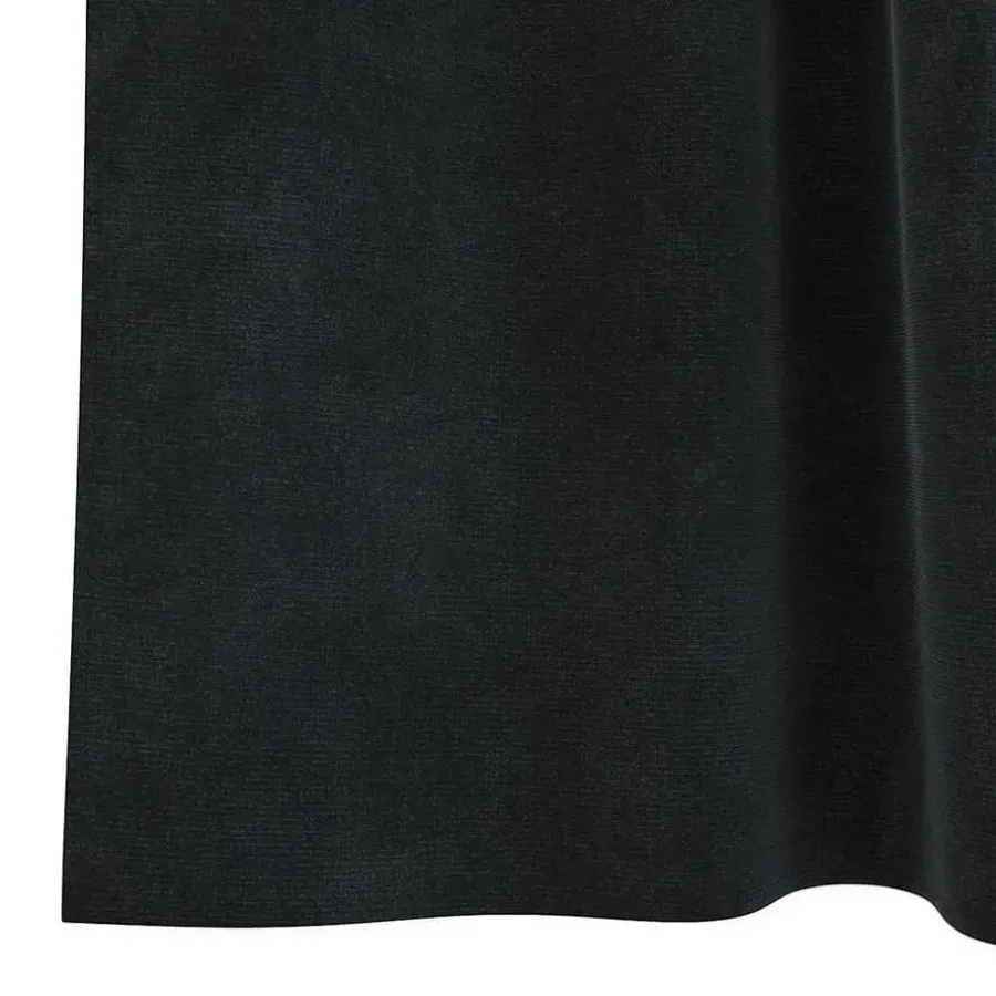 vidaXL Gordijnen met lussen - Verduisterend - Zwart Fluweel - 140x245 cm - 2 St.
