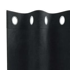 Gordijnen|Kant &Amp; Klaar Gordijnen-vidaXL Gordijnen met ringen - Verduisterend - Zwart Fluweel - 140x245 cm - 2 St.