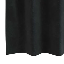Gordijnen|Kant &Amp; Klaar Gordijnen-vidaXL Gordijnen met ringen - Verduisterend - Zwart Fluweel - 140x225 cm - 2 St.