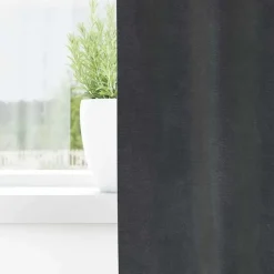 Kant &Amp; Klaar Gordijnen-vidaXL Gordijnen met ringen - Lichtgrijs - 140x225 cm - Fluweel - 2 Stuks