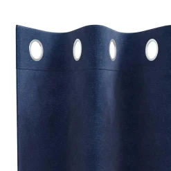 vidaXL Gordijnen met ringen - Donkerblauw - 140x225 cm - Fluweel - 2 Stuks