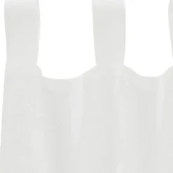 vidaXL Gordijnen van voile met lussen - Wit - 140x260 cm - Stof - 2 Stuks