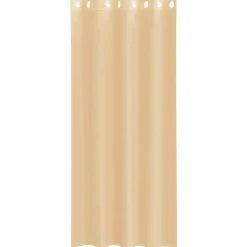 Kant &Amp; Klaar Gordijnen-vidaXL Gordijnen van voile met ringen - Zand - 140x245 cm - Stof - 2 Stuks