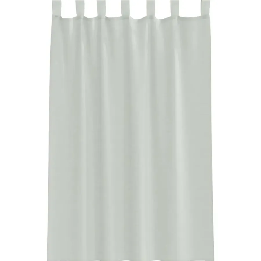 vidaXL Gordijnen van voile met lussen - Lichtgrijs - 140x175 cm - Stof - 2 Stuks