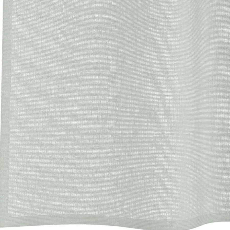 vidaXL Gordijnen van voile met lussen - Lichtgrijs - 140x175 cm - Stof - 2 Stuks