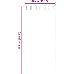 Kant &Amp; Klaar Gordijnen-vidaXL Gordijnen van voile met lussen - Crème - 140x225 cm - Stof - 2 Stuks
