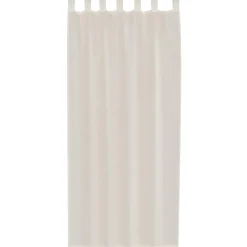Kant &Amp; Klaar Gordijnen-vidaXL Gordijnen van voile met lussen - Crème - 140x225 cm - Stof - 2 Stuks