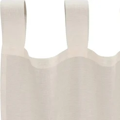 Kant &Amp; Klaar Gordijnen-vidaXL Gordijnen van voile met lussen - Crème - 140x225 cm - Stof - 2 Stuks