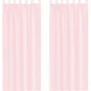 Kant &Amp; Klaar Gordijnen-vidaXL Gordijnen van voile met lussen - Lichtroze - 140x260 cm - Stof - 2 Stuks
