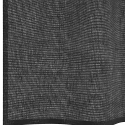 Kant &Amp; Klaar Gordijnen-vidaXL Gordijnen van voile met ringen - Zwart - 140x300 cm - Stof - 2 Stuks