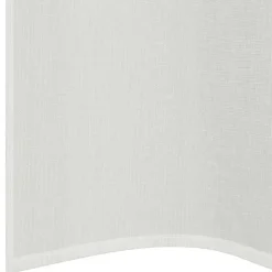 vidaXL Gordijnen van voile met ringen - Wit - 140x245 cm - Stof - 2 Stuks