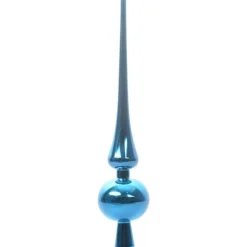 Kerstballen-vidaXL Kerstballen set met 300 LED - 120x - Ø3/4/6 cm - Blauw - Kunststof - Mix