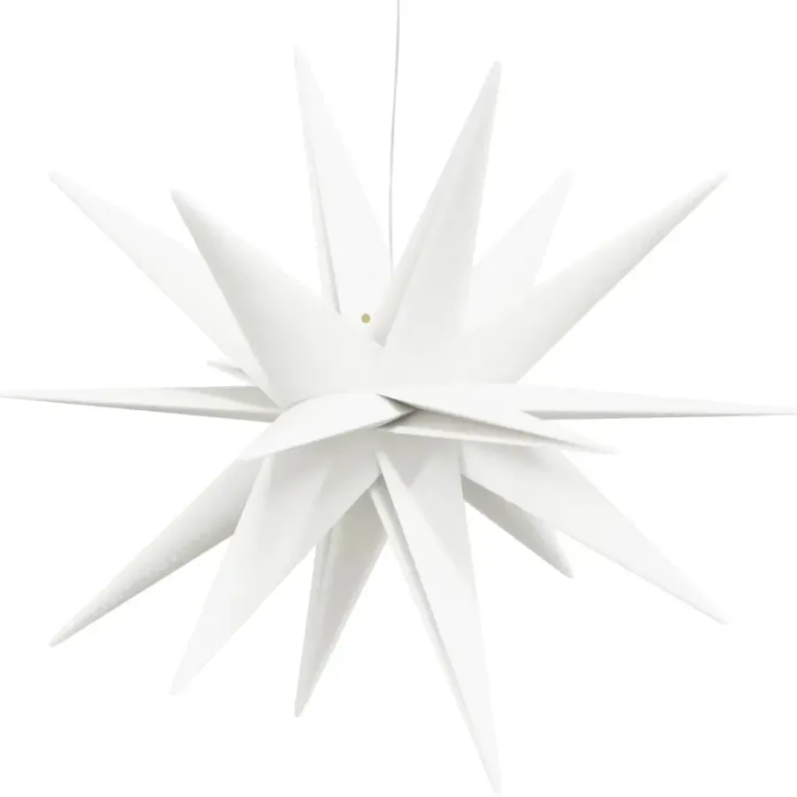 Kerstverlichting-vidaXL Kerstlampen met LED's 3 st inklapbaar 57 cm wit