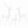 vidaXL Kerstversiering rendierfamilie 300 LED's meerkleurig acryl