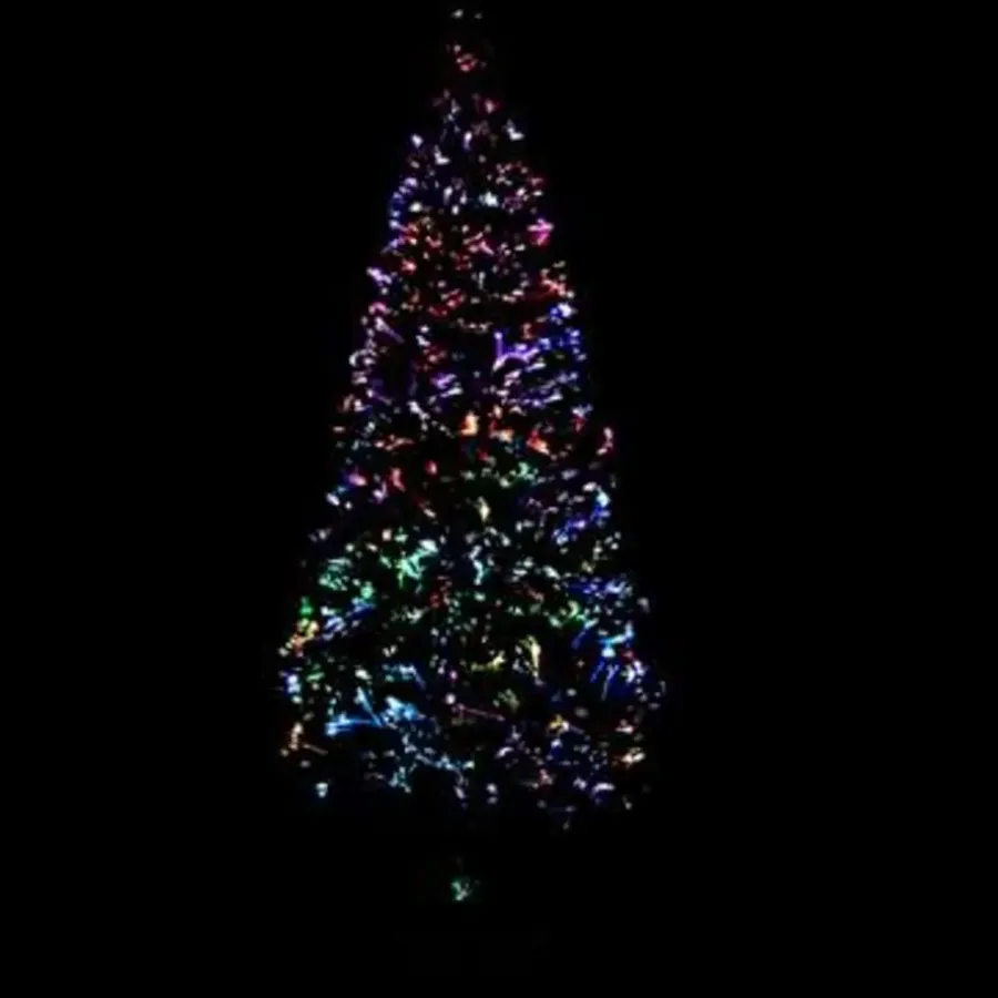 Kerstbomen-vidaXL Kunstkerstboom met standaard 120 cm glasvezel groen