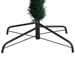 Kerstbomen-vidaXL Kunstkerstboom met standaard 120 cm glasvezel groen