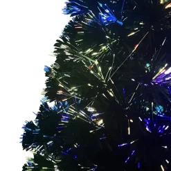 Kerstbomen-vidaXL Kunstkerstboom met standaard 120 cm glasvezel groen