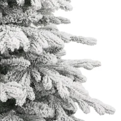 vidaXL Kunstkerstboom met scharnieren en sneeuw 180 cm