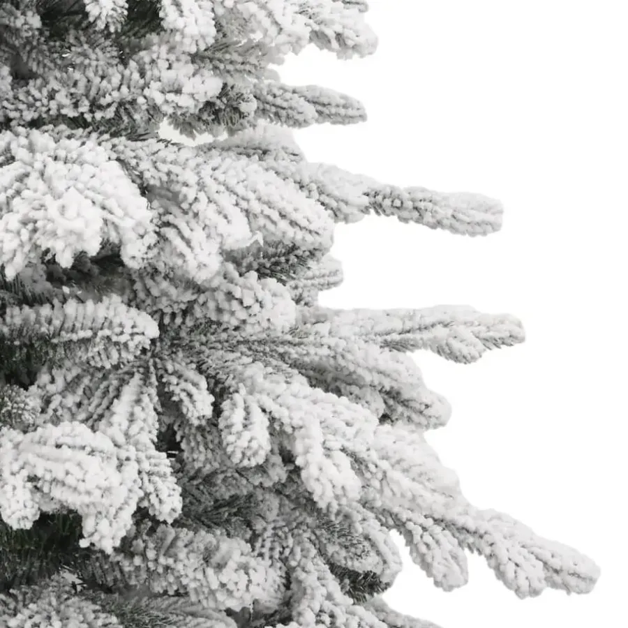 vidaXL Kunstkerstboom met scharnieren en sneeuw 180 cm