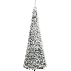 vidaXL Kunstkerstboom pop-up met sneeuw 150 LED's 180 cm