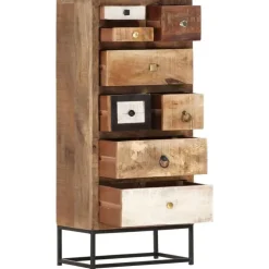 Ladekasten|Ladekasten-vidaXL Ladekast 45x30x105 cm massief gerecycled hout