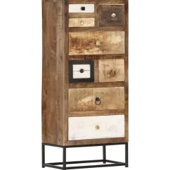 Ladekasten|Ladekasten-vidaXL Ladekast 45x30x105 cm massief gerecycled hout