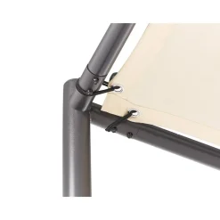 Beliani VIMINO - Tuinpaviljoen - Beige - Staal
