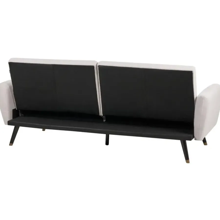 Beliani VIMMERBY - Slaapbank - Beige - Polyester