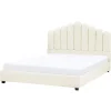 Beliani VINCENNES - Bed - Gebroken wit - 140 x 200 cm - Fluweel