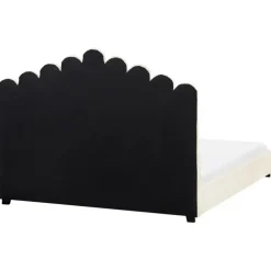 Beliani VINCENNES - Bed - Gebroken wit - 140 x 200 cm - Fluweel