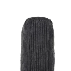 Beliani VIND - Fauteuil - Zwart - Corduroy