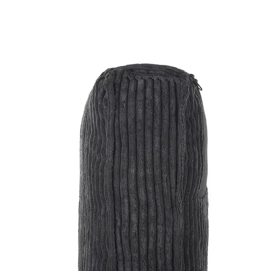 Beliani VIND - Fauteuil - Zwart - Corduroy