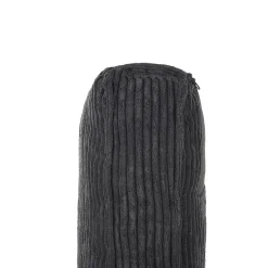 Beliani VIND - Fauteuil - Zwart - Corduroy